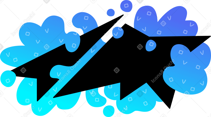 abstract background blue Illustration in PNG, SVG