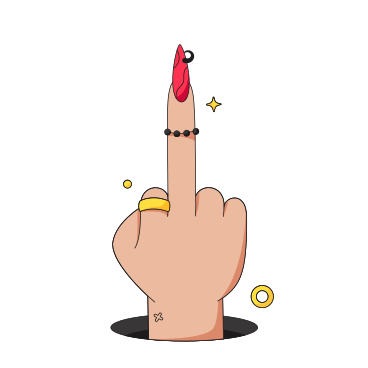 Middle Finger PNG, SVG
