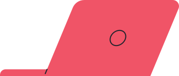 red laptop with emblem PNG, SVG