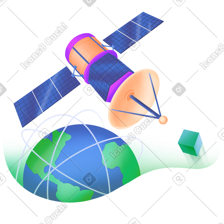 空间插图、图像，PNG、SVG格式。