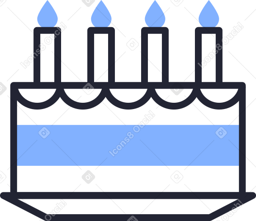 torta di compleanno PNG, SVG