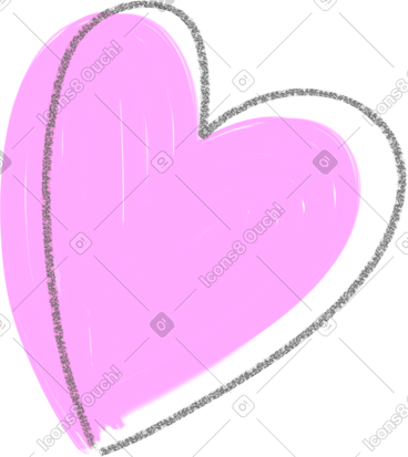 Heart pink PNG, SVG