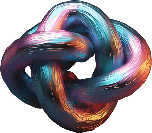 Forma colorida abstracta metálica 3d PNG, SVG