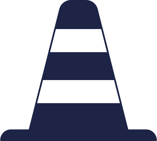 traffic cone Illustration in PNG, SVG