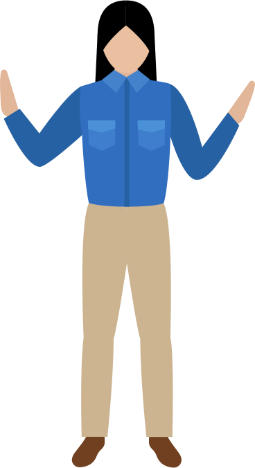 Woman in shirt and pants PNG, SVG