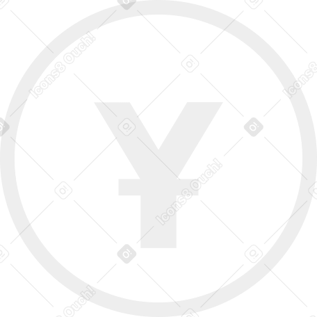 yuan Illustration in PNG, SVG