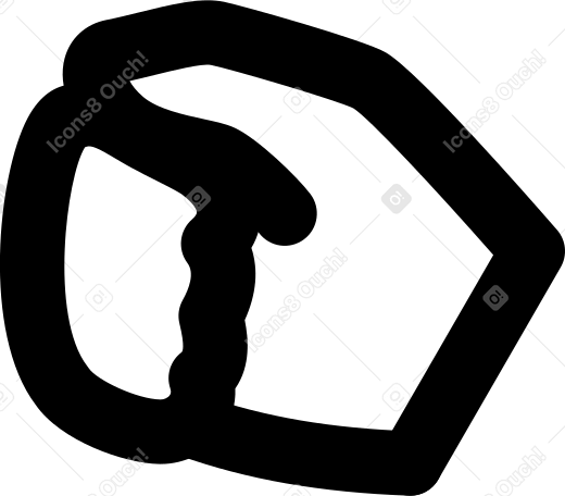 hand clenched into a fist Illustration in PNG, SVG