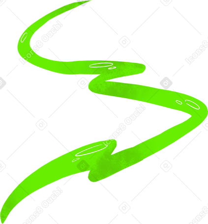 green decorative line PNG, SVG