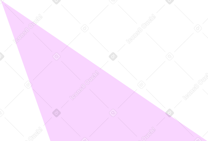pink scalene triangle Illustration in PNG, SVG