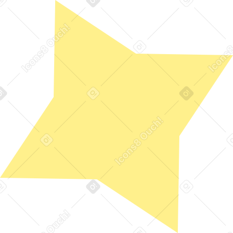 stella gialla PNG, SVG