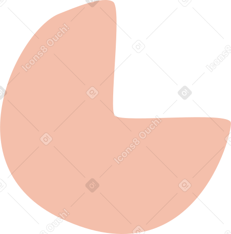 pink pie chart PNG、SVG