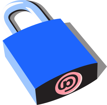 Lock with an email sign PNG, SVG