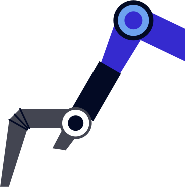 hinged robot arm PNG, SVG