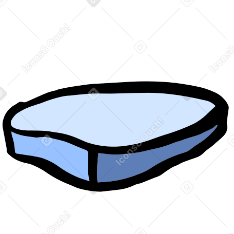 ice floe Illustration in PNG, SVG