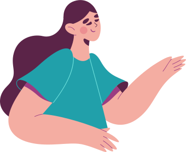 the woman raised her hand PNG, SVG