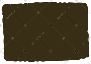 Brown rectangle PNG, SVG