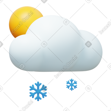 雪天晴天 PNG, SVG