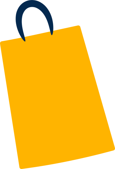 Желтый пакет в PNG, SVG