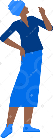 femme en turban PNG, SVG
