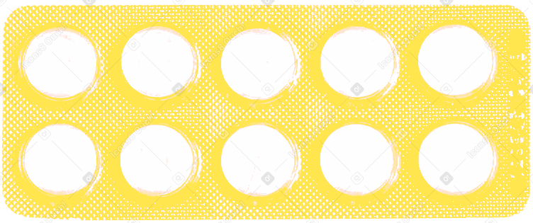 yellow pills PNG、SVG
