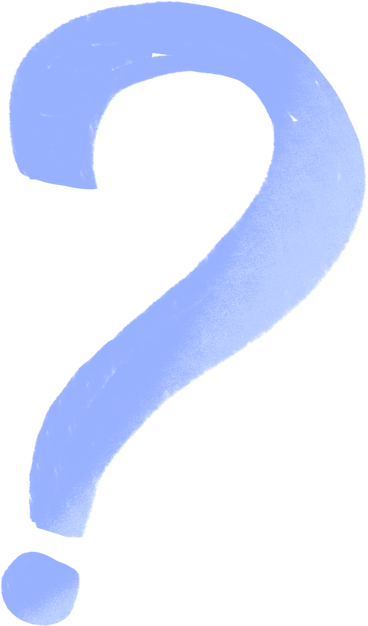 blue question mark PNG, SVG