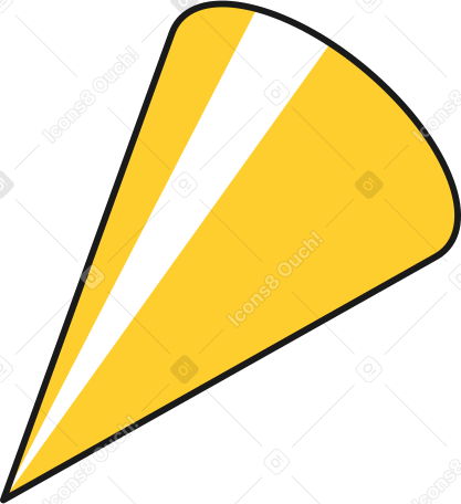 cone Illustration in PNG, SVG