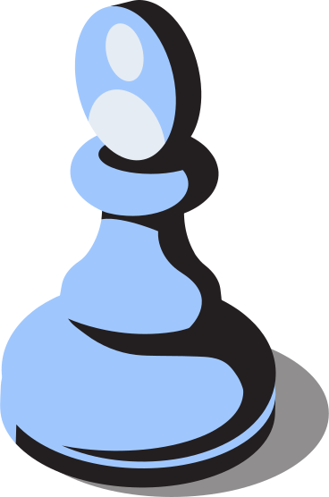 Chess piece with user icon PNG, SVG
