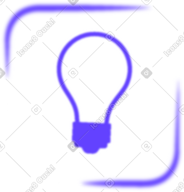 Idea lamp icon PNG, SVG