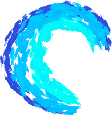 Onda oceanica astratta PNG, SVG