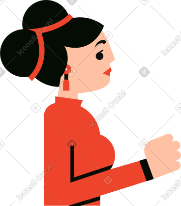 Chinese woman PNG, SVG