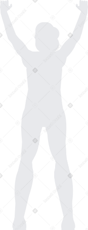 Sagoma di donna in piedi PNG, SVG