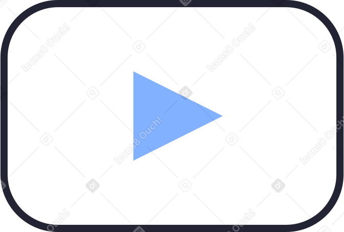 video button Illustration in PNG, SVG