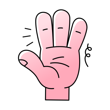 Stop gesture PNG, SVG