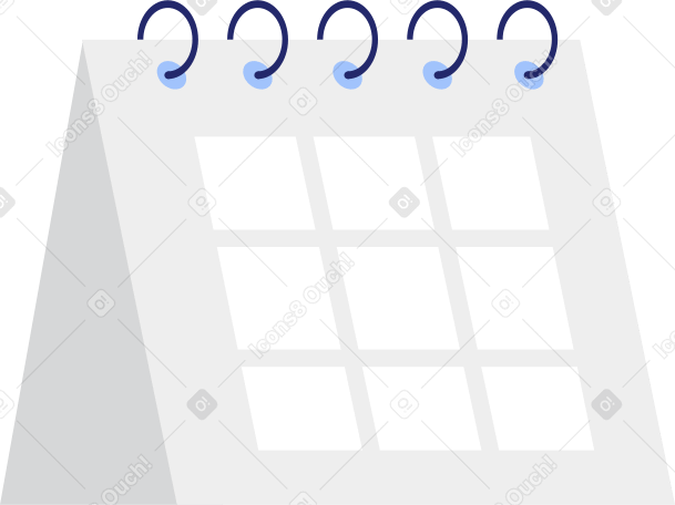 Пустой календарь в PNG, SVG