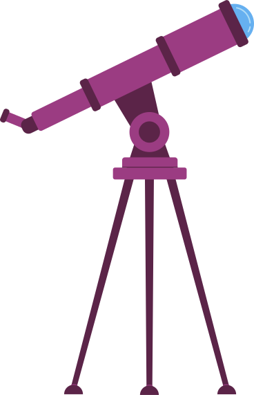 telescope PNG, SVG