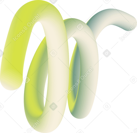 green curved shape в PNG, SVG