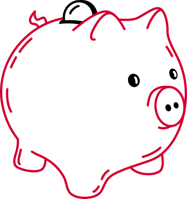 Piggy bank PNG, SVG