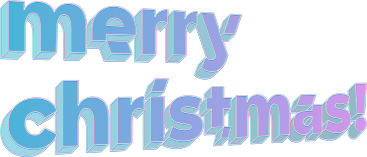 text merry christmas lettering PNG, SVG