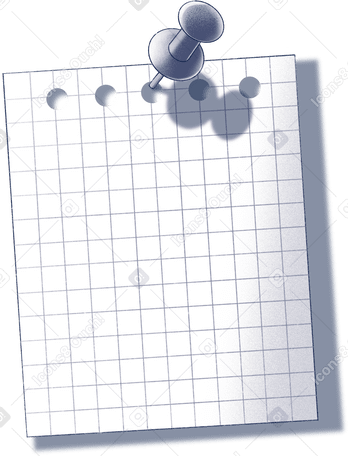 note sheet with button PNG, SVG