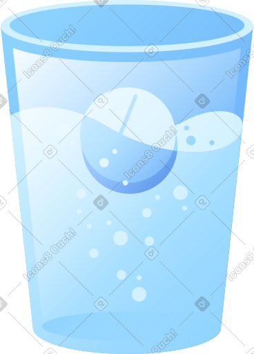 Solubale pill glass PNG, SVG