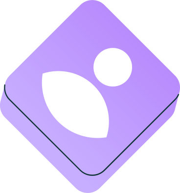 cubic purple user icon PNG, SVG