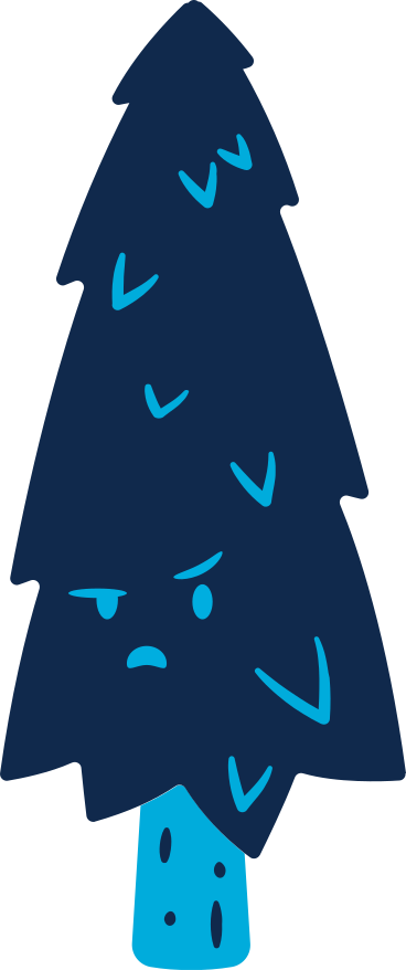 annoyed tree PNG, SVG