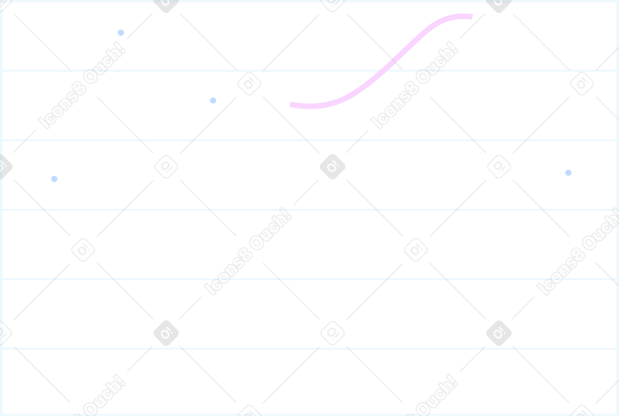 파란색과 분홍색 장식이 있는 줄무늬 배경 PNG, SVG