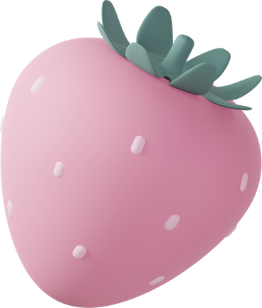 pink strawberry PNG, SVG