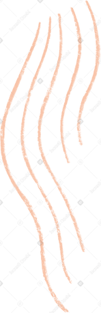 beige wavy stripes PNG、SVG