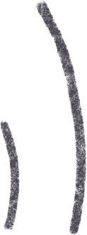 two short curved lines Illustration in PNG, SVG