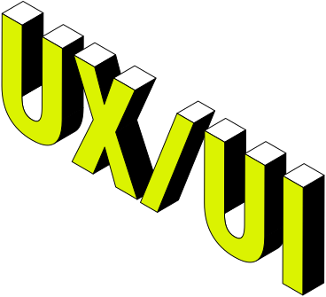 Надпись ux-ui текст в PNG, SVG