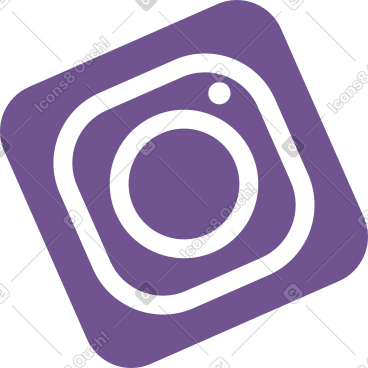 Purple instagram icon动态插图，格式有GIF、Lottie (JSON)、AE