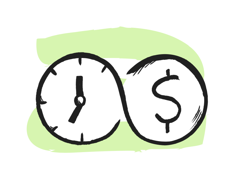 Immagine Vettoriale il tempo è denaro in PNG e SVG in stile | Illustrazioni Icons8