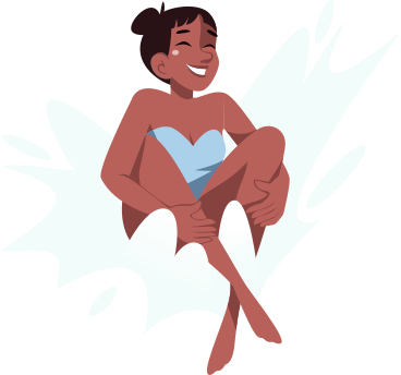 girl jumps into the water PNG, SVG